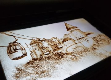 3071 Daria / Sand show