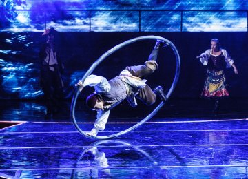 Cyr wheel act