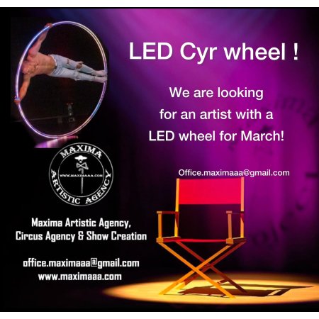 LED Cyr wheel act!