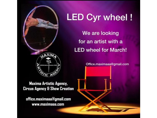 LED Cyr wheel act!